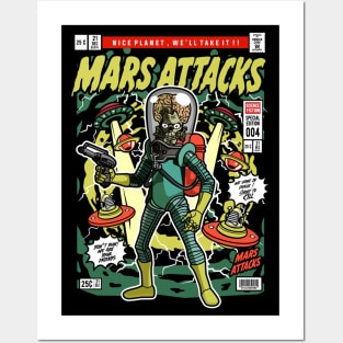 Mars Attacks Posters and Art